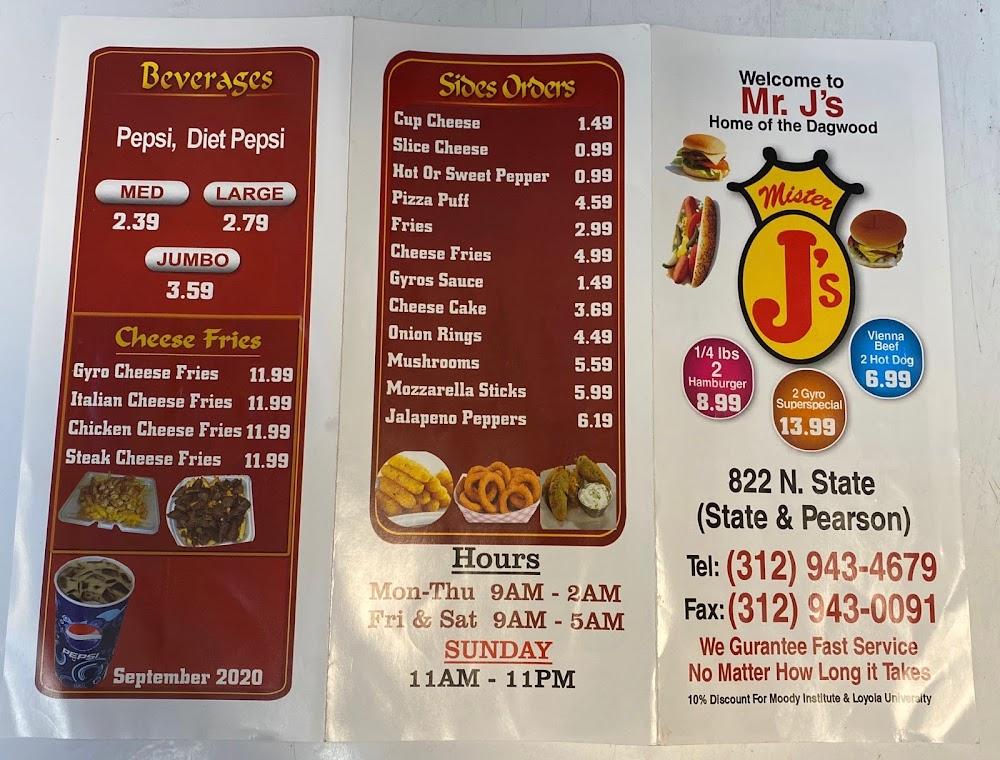 Mister J's Menu image 4